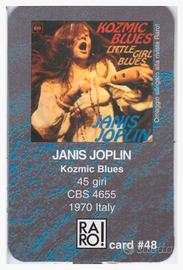 Card n. 48 allegata alla Rivista Raro-Janis Joplin