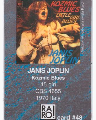 Card n. 48 allegata alla Rivista Raro-Janis Joplin