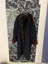 Cappotto in pelle Alexander Mqueen
