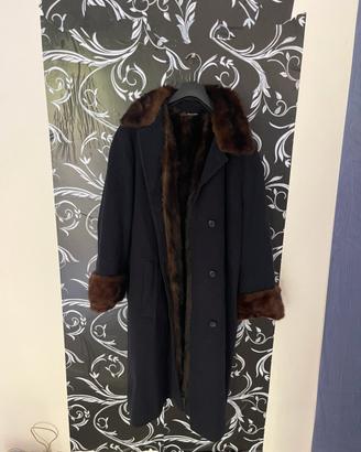 Cappotto in pelle Alexander Mqueen