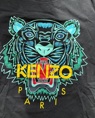 T SHIRT KENZO DONNA CON LOGO AZZURRO