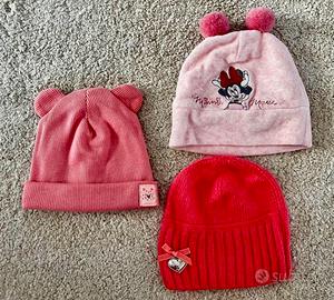 3 cappellini bimba Disney e Blumarine 1-6 mesi