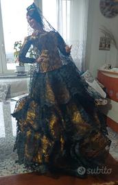 Bambola Flamenco Spagnola Vintage 