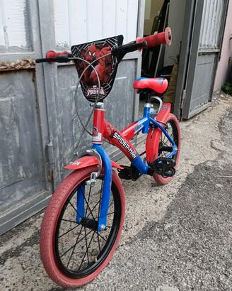 Bicicletta Spiderman 16  bambini 3-5 anni