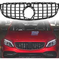 GRIGLIA MERCEDES W205 15-17 AMG GT NERO LUCIDO CON
