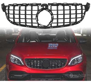GRIGLIA MERCEDES W205 15-17 AMG GT NERO LUCIDO CON