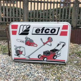 insegna luminosa a bandiera bifacciale EFCO vintag