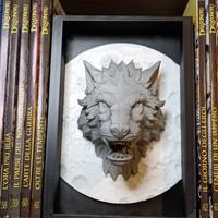 Book Nook Lupo al chiaro di luna