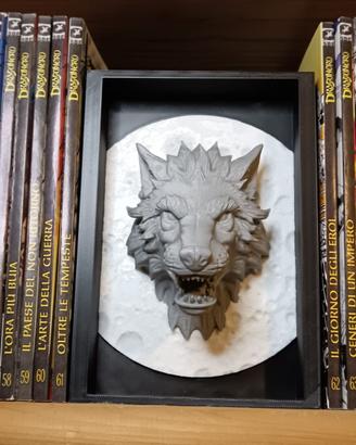 Book Nook Lupo al chiaro di luna