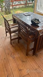 Poltrone , panca e lettino da giardino Applaro