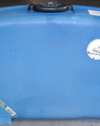 Valigia rigida Delsey blu 70×56×25 cm con chiusura