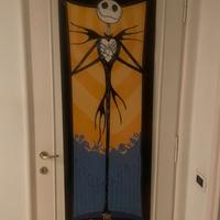Tim Burton, poster Jack Skellington 53×158