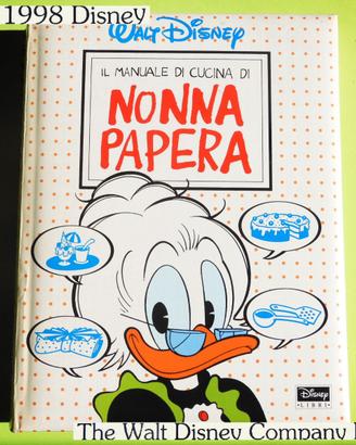 Disney Vintage 1998 Manuale cucina NONNA PAPERA
