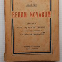 Rerum Novarum Leone XIII - Ed. Studium 1929 - Rara