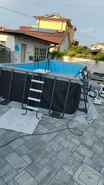 Piscina fuori tetta Intex 732x366. H 132