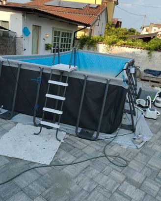 Piscina fuori tetta Intex 732x366. H 132