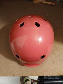 casco bambina per bicicletta, pattini o skate