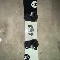 Tavola snowboard principiante 156 con attacchi