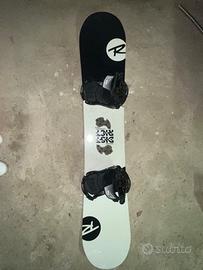 Tavola snowboard principiante 156 con attacchi