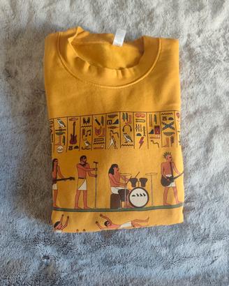 felpa egizia Egitto  maglia taglia s