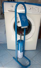Piantana da bagno blu