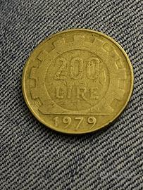 Monete lire 200  ed euro 2