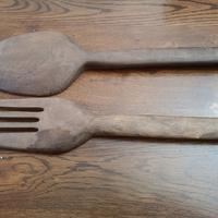 Coppia mestoli decorativi 