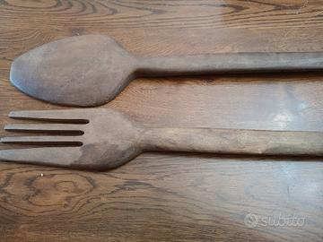 Coppia mestoli decorativi 