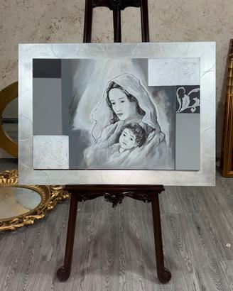 Quadro Madonna con Bambino arte sacra moderna