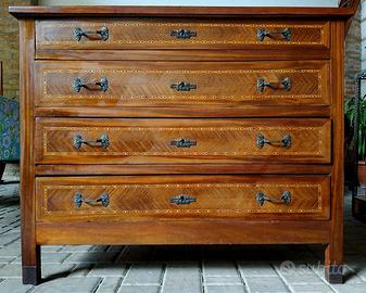 comò vintage legno