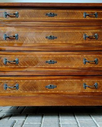 comò vintage legno