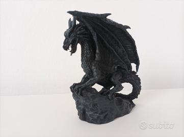 Statuetta Drago Nero MystiCalls 