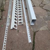 pezzi vari avanzati: gocciolatoio, profilo, tubo