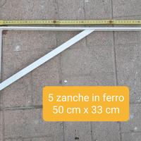 Zanche in ferro 50x33 cm