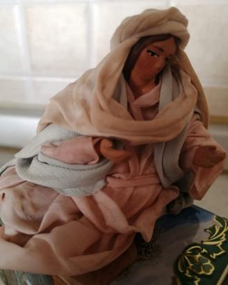 Statuina artigianale "Madonna" cm 12