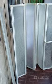 paratia per vasca da bagno