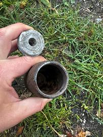 Fermacarte 6pounder ww1 ww2 bossolo