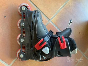 Rollerblade Roxa Beetle rosso nero allungabili