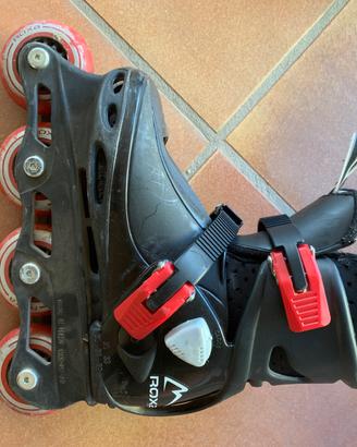 Rollerblade Roxa Beetle rosso nero allungabili