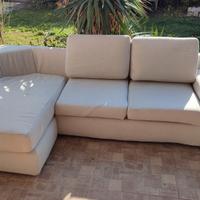 Divano angolare in tessuto by Natuzzi