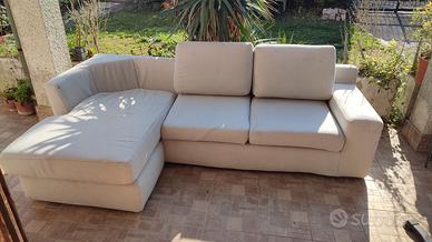 Divano angolare in tessuto by Natuzzi