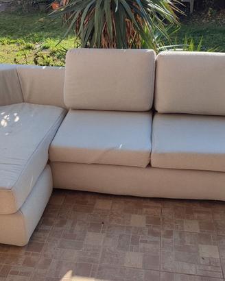 Divano angolare in tessuto by Natuzzi