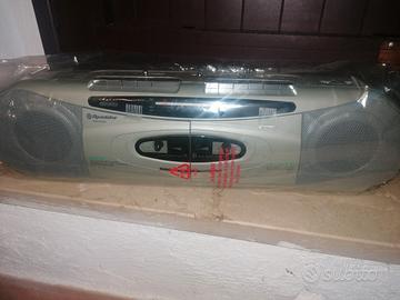 StereoRadio portatile Doppio Registratore Cassette