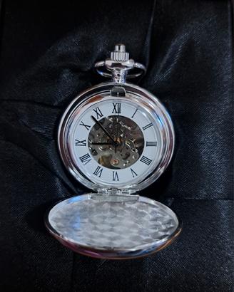 orologio da tasca nuovo con movimento meccanico 