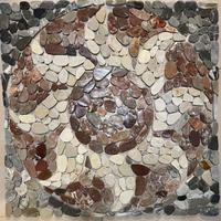 Ciottoli di fiume, MOSAICO il sole?