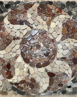 Ciottoli di fiume, MOSAICO il sole?