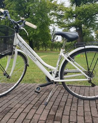 Bici donna con cestino, ruote 28"