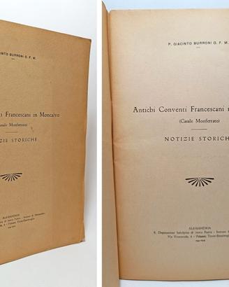 ANTICHI CONVENTI FRANCESCANI IN MONCALVO 1941