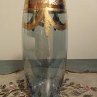 Vaso in vetro decorato