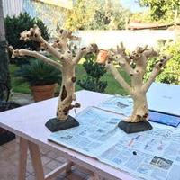Coppie di Alberi (Scultura fatto a mano)